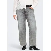ONLY CARMAKOMA High-waist-Jeans »CARWILLY HW WIDE DNM TAI0918«, grau