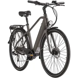 ADORE E-Bike Alu E-Citybike Herren Hollandia, Grau, 52