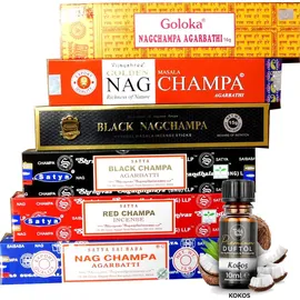 Teufelsküche Nag Champa Mix Räucherstäbchen - Set 6x 15 g
