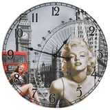 vidaXL Vintage Wanduhr 60 cm 60 mehrfarbig