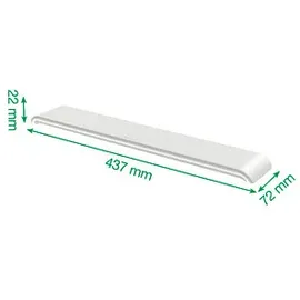 Leitz Tastatur-Handballenauflage Ergo Cosy grau