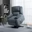 Homcom Aufstehsessel mit Liegefunktion Polyester 95 x 106 x 93 cm Grau elektrisch