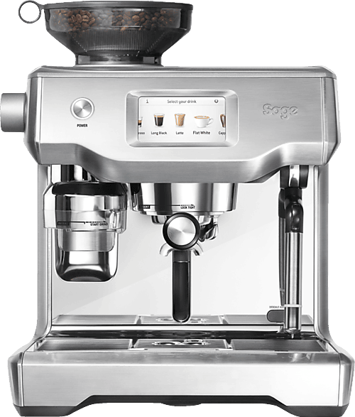 Sage Appliances the Oracle Touch Kaffeemaschine, Espressomaschine mit Milchaufschäumer, SES990BSS, Gebürsteter Edelstahl