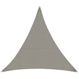 Karat Sonnensegel Wasserabweisend Dreieckig - für Garten, Terrasse und Balkon - Grau 3 x 3 x 3 m
