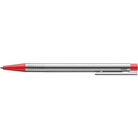 LAMY Kugelschreiber logo silber Schreibfarbe rot, 1 St.