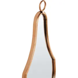 Beliani Wandkerzenhalter Bazarnes Metall Gold