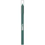Maybelline New York Wasserfester Eyeliner mit wischfester, farbintensiver Gel-Textur, Tattoo Liner Gel Pencil, 815 Tealtini (Grün), 1 Stück