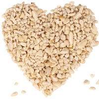 Lyra Pet® | 25 kg Erdnusskerne Weiß Gehackt | HK Argentinien | Blanchierte, Gehackte Erdnüsse | Kein Abfall durch Schalen | Proteinreiche Energiequelle für Wildvögel | Vogelfutter für das Ganze Jahr