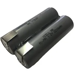 Panasonic Akkupack 2,4V 2200mAh Spezial Industrie Akku AA Mignon Reihe mit Lötfahne