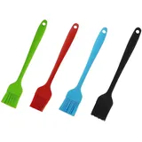 Weenwill Silikon Backpinsel,4 Stück PCS Grillpinsel Silikon-eierpinsel Pinsel Backen Küchenhelfer Eierpinsel zum Backen,Küche Kochen,BBQ,Grillen,Öl,Butter,Saucen