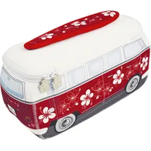 BRISA VW Collection T1 Bulli Bus Design (Hibiskus/Rot/Groß)