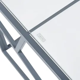 Beliani Couchtisch Silber