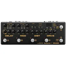 Nux Cerberus Multi-Effektgerät für Gitarre (Gitarre), Effektpedal, Schwarz