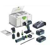 Festool TPC 18/4 5.0/4.0 I-Set/XL Quadrive inkl. 2 x 4,0/5,0 Ah + Koffer + Zubehör 577622