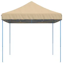 vidaXL Partyzelt Faltbar Pop-Up Beige 440x292x315 cm