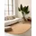 HANSE HOME Juteteppich - Natur Wohnzimmerteppich oval, aus 100% Jute, Handgewebt, Robust & pflegeleicht, Boho Naturfaser Teppich für Wohnzimmer, Schlafzimmer - Natur Gold, 160x230cm Oval
