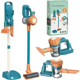 3-In-1 Kinderstaubsauger, Spielzeug Staubsauger Für Kinder Ab 3 Jahren, Spielzeu