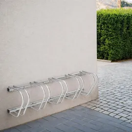 Tectake Fahrradständer Silber