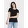 Boss ORANGE T-Shirt Elove Embro Premium Damenmode mit Rundhals, Slim Fit schwarz XL (42)