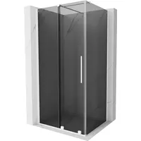 Mexen Velar Duschkabine mit Schiebetür 90 x 200 cm Grau/Weiß 871-090-080-41-20