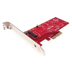 ROLINE Adapter PCIe4.0 x4 fuer PCIe-NVMe M.2 SSD - Adapter - 0,11 m