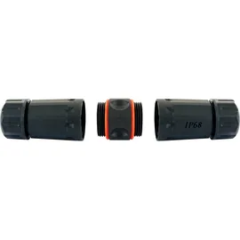 Schwaiger Netzwerkverbinder CAT 6a Outdoor Schwarz