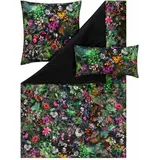 ESTELLA Bettwäsche Mystical Flowers Multicolor - Mako Satin (1 x 40x80 cm + 1 x 80x80 cm + 1 x 135x200 cm)