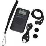 Tragbares Radio, Mini-taschenradio Mit Lautsprecher, Fm/am-digital-stereo-dsp-empfänger Mit Wecker Und Timer Für Zuhause Und Spaziergänge Im Freien, Persönliches Radio Mit Kopfhörern