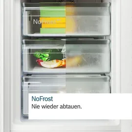 Bosch Serie 4 KGN392WCF Kühl-Gefrierkombination (363 l, 2030 mm hoch, Weiß)
