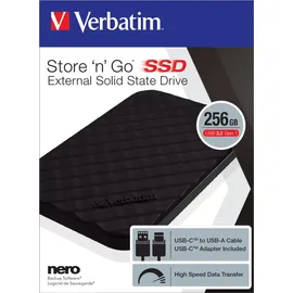 Verbatim Store 'n' Go Portable 256 GB USB 3.2 schwarz