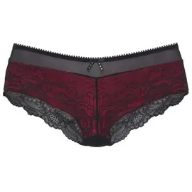 JETTE Panty Damen rot-schwarz Gr.44/46