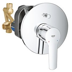 Grohe Start Wannenarmatur 23558002 chrom, Unterputz, inkl. Grundkörper