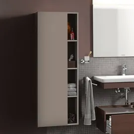 Duravit DuraStyle DS1238 Hochschrank 50 x 24 x 140 cm Basalt Matt Holz, Spanplatte