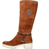 Rieker Damen Stiefel gefüttert braun,