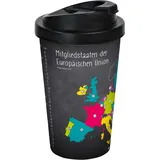 Geda Labels (INFKH) 12444 Schule Europa Mitgliedsstaaten der EU Coffee to go Becher, Thermosbecher, Mehrwegbecher, PP, Mehrfarbig