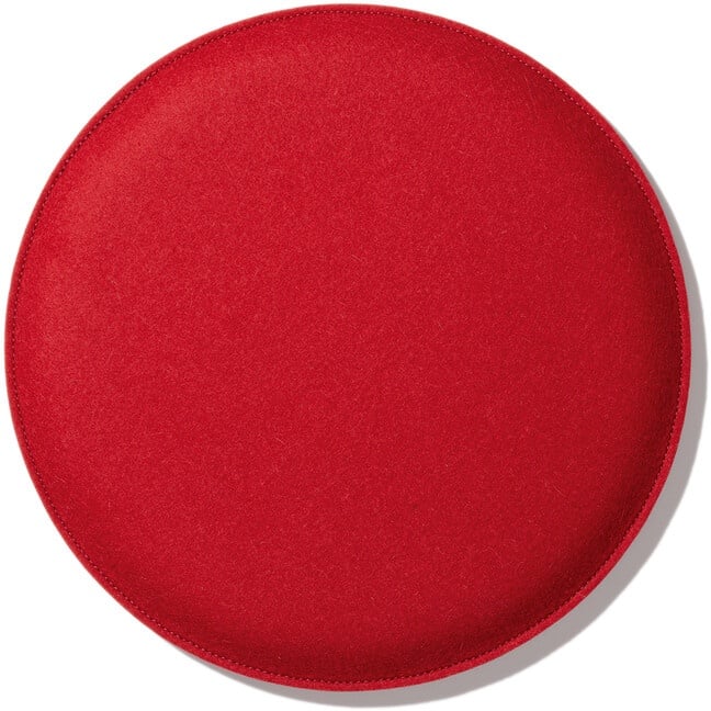 Sitzkissen gepolstert rot, Designer Chiemgau factory, 2.7 cm