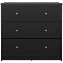 CaliCosy Schubladenkommode 72,4 x 68,3 x 30,1 cm Schwarz