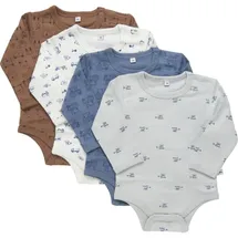 PIPPI Babywear Kinder Langarmbody in Multicolor | Gr.: 80