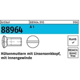 Reyher Hülsenmutter R 88964 Liko IG M5x 15 A 1 100 Stück