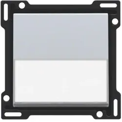 Niko Züblin 121-60905 Abdeckung für elektronischen Einfach Schalter oder Taster, sterling coated 12160905