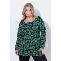 Ulla Popken Longshirt in petrolgrün | Gr.: 58-60