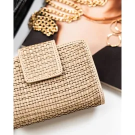 ROVICKY Damen Geldbörse beige