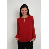 Seidel Moden Langarmbluse rot 38