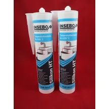 hanno / insebo Silikon 280°C HT Silicon rot 300 ml Kessel Kitt Ofenrohr