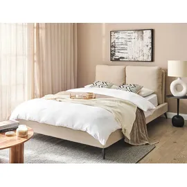 Beliani Melle 140 x 200 cm Beige