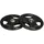 sportnow Hantelscheibe Eisen Gummi Schwarz 32L x 32B x 4H cm