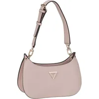 GUESS Schultertasche Meridian Mini Top Zip Shoulder Bag Umhängetaschen Nude Damen