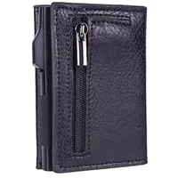 Dara Future Wallet Geldbörse Herren | Slim Wallet Kreditkartenetui | Kartenhalter Geldbeutel Herren | Portemonnaie mit RFID Schutz | Herren Geldbörse mit Magnetischem Verschluss | Münzfach