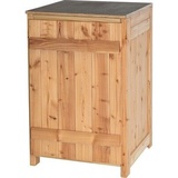 Gartenschrank/Outdoorküche Typ 543 inkl. 1 Tür 60 x 58 x 92 cm Douglasie