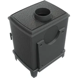 Kratki K11 Gusseisen Schwarz/Abdeckplatte Glas
